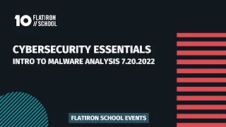 Cybersecurity Essentials: Intro to Malware Analysis