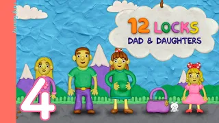 12 LOCKS Dad and Daughters Level 4 Walkthrough (RUD Present)