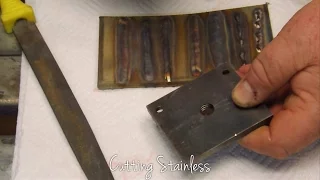 Cutting stainless vs mild steel