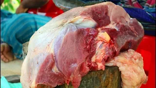 Full Leg Piece Of Cow Cooking For 70-80 Years Old Age Grandpa of our Society - Beef Curry