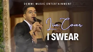 Dewwi Entertainment I Swear' All 4 One Cover at wedding Puri Ardhya Garini