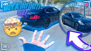 FIRST CAR?! THOUGHTS BEHIND BUYING A INFINITI G37...