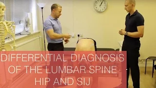 Differential diagnosis of the Lumbar spine, Hip and Sacroilliac joint