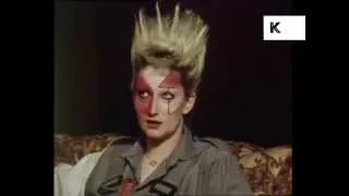 1970s Interview with London Punk Jordan | Premium Footage