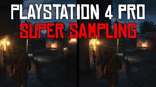 PS4 Pro Supersampling Comparison in RDR2
