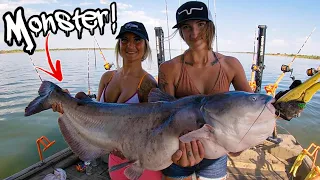 Fishing NEW WATER FOR DEEP GIANTS & RARE FISH!!! (108 DEGREES!!)