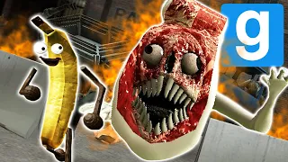 BUILD TO SURVIVE GIANT BRIDGE WORM! (Garry's Mod - Trevor Henderson Monster) | JustJoeKing