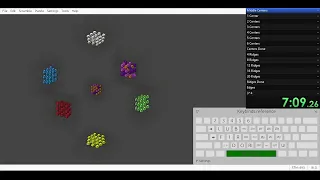 Virtual 7x7x7x7 Cube Former World Record 3:27:17.51