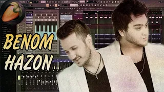 BENOM - HAZON | REMAKE | FL STUDIO | PIANO COVER | FREE FLP | KARAOKE |