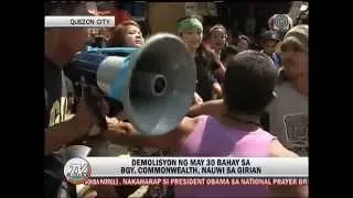 Demolisyon sa QC, nauwi sa girian