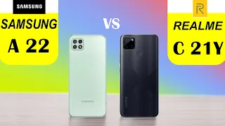 samsung galaxy a22 vs realme c21y