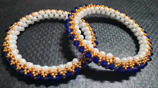 Beaded bangle / How to make bangle using beads