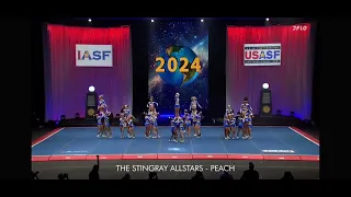 Stingray Allstars Peach 🍑 Semis Cheer Worlds 2024