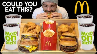 Could You Eat This In 90min for $3,500? McDonalds Food Challenge * NEW CHALLENGE*