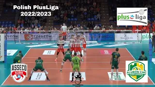 DeFalco vs Kovačević - Scout View - Resovia vs Zawiercie - Polish PlusLiga 2022 - Highlights