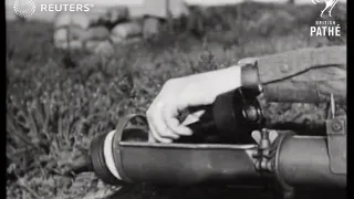 Anti-tank weapon PIAT demonstrated (1944)