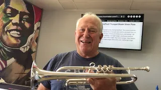 CarolBrass Andrea Giuffredi Trumpet Model Silver Plate NEW!