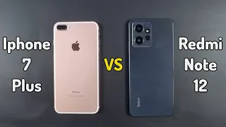 Redmi Note 12 Vs Iphone 7 Plus Speed Test !