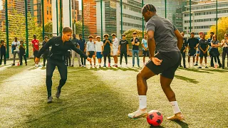 The MOST POWERFUL shot you have EVER seen? England U18 Baller DOMINATES! (1v1's for £1000)