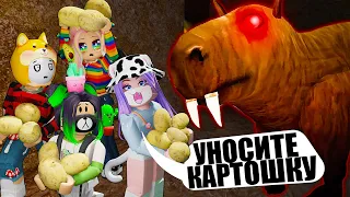 ПОБЕГ ИЗ ЛАБИРИНТА ОГРОМНОЙ КАПИБАРЫ! Roblox Escape the capybara