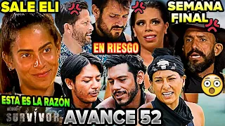 ¿ELI FUERA POR ESTO? 💥BENJI TIENE MIEDO DE SER EL SIGUEINTE, cap 51 #survivor méxico 2024 Avance 52