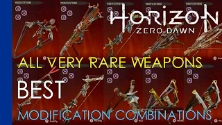 All Best Weapon/Mod Combos - Horizon: Zero Dawn