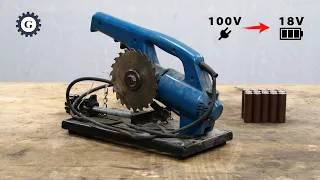 Cord to Cordless Cutting Tool Conversion 100v to 20v | CO-150N