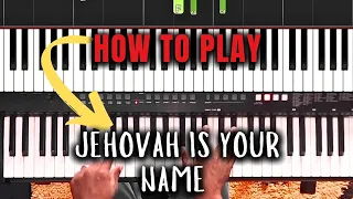 Worship Tutorials || How to play 🎹, jehovah is your name ,by ntokozo #lessons #piano #how_to