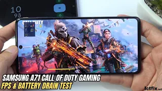 Samsung Galaxy A71 Call of Duty Mobile Gaming test 2023