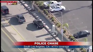 FULL CHASE COVERAGE: 3-hour police chase through LA and Orange counties