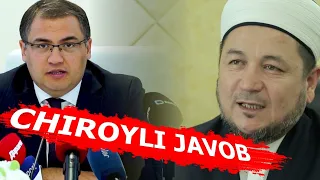 Adliya vaziri vakiliga domlada chiroyli javob bo'ldi | Muslim Media