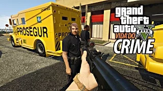 GTA V VIDA DO CRIME - Maior roubo de carro Forte #38