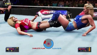 WWE 2K20 Charlotte Flair VS Alexa bliss Survivor Series Carmella tries Cashing in