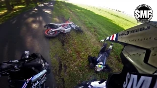 KTM SMC-R690 Highsider Crash / Thrown Off Hard [GOPRO]