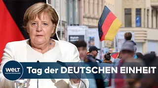 Tag der Deutschen Einheit: Bundeskanzlerin Merkel ruft zum Erhalt der Demokratie auf