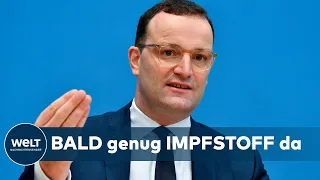 CORONA-IMPFUNG FÜR ALLE: Jens Spahn kündigt Impfangebot für alle Interessierte in 2. Quartal an