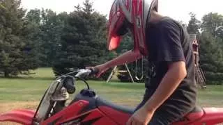 How to ride a dirt bike with no clutch for beginners