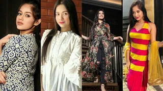 Jannat zubair pics in Indian dresses collection by Nour's Design