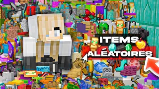 Minecraft, mais les Items sont ALÉATOIRES et se MULTIPLIENT... (en duo)