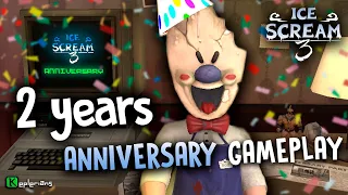 ICE SCREAM 3 ANNIVERSARY MOD 🥳 | New PARTY ENDING | Gameplay CHALLENGE