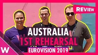 Australia First Rehearsal: Kate Miller-Heidke "Zero Gravity" @ Eurovision 2019 (Reaction)