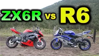 YAMAHA R6 VS KAWASAKI ZX6R - BLITZ RIDER