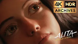 Alita: Battle Angel [ 4K - HDR ] - Alita Wakes Up After Repair (2019)