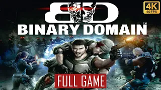 Binary Domain Complete Gameplay Walkthrough - [4K 60FPS] - No Commentary