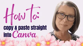 How to Copy and Paste into Canva