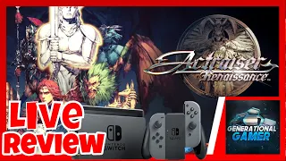 Actraiser Renaissance for Nintendo Switch (Live Review) - Remaster of a Classic