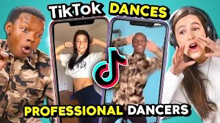 Professional Dancers React To And Try TikTok Dances (Renegade, I Been Tik Tokin', Vibez)