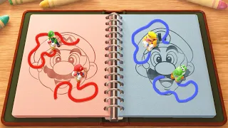 Mario Party Superstars Minigames - Luigi Vs Yoshi Vs Mario Vs Peach (Master Difficulty)