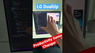 Best Coding Monitor | LG DualUp Monitor #shorts