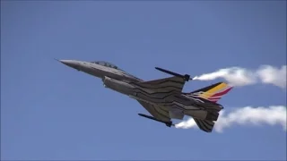 F-16 Fighting Falcon Demonstration [Belgian Air Component] - RIAT 2015